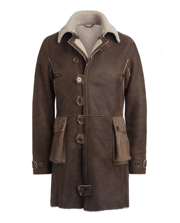 Italian Style Long Coat — Leather Factory Shop