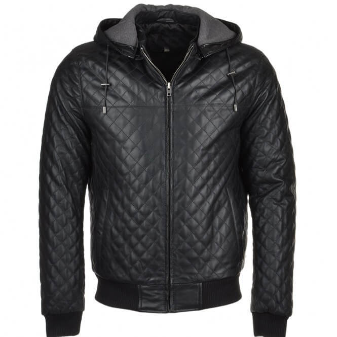 Detachable Hoodie Jacket — Leather Factory Shop