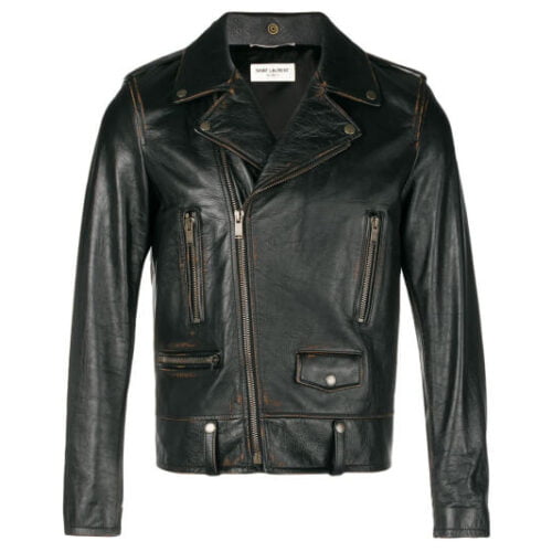 Men's Black Motorcycle | LFS Jacket #1 — Leather Factory Shop