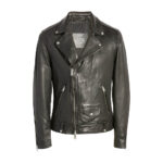 Classic Biker Leather Jacket 1 / Leather Factory Shop / LFS