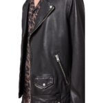 Classic Biker Leather Jacket 5 / Leather Factory Shop / LFS