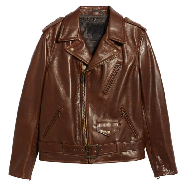 Classic Brown Leather Jacket 1 / Leather Factory Shop / LFS
