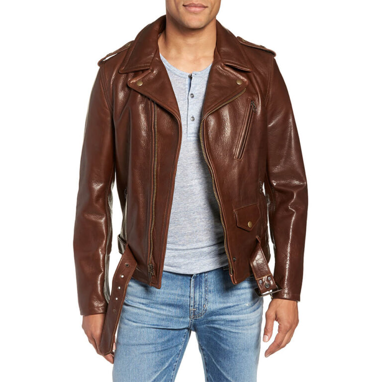 Trucker Leather Jacket — Leather Factory Shop