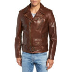 Classic Brown Leather Jacket 5 / Leather Factory Shop / LFS