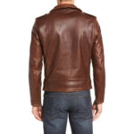 Classic Brown Leather Jacket 7 / Leather Factory Shop / LFS