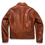 Classic Brown Moto Leather Jacket 3 / Leather Factory Shop / LFS