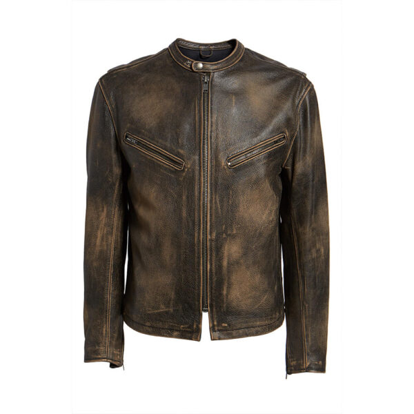 Vintage Racer Leather Jacket 6 / Leather Factory Shop / LFS