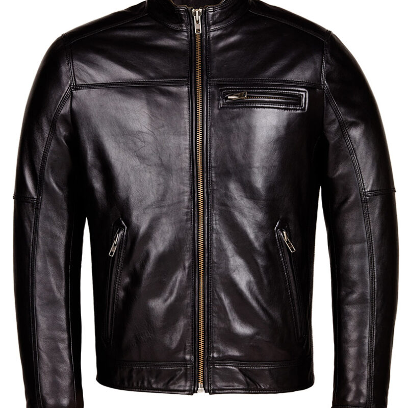 Trucker Leather Jacket — Leather Factory Shop