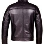 Designer Biker Black LFS Leather Jacket 3 / Leather Factory Shop / LFS