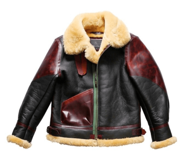 Genuine Cowhide Leather Bomber Shearling Coat — Leather Factory Shop