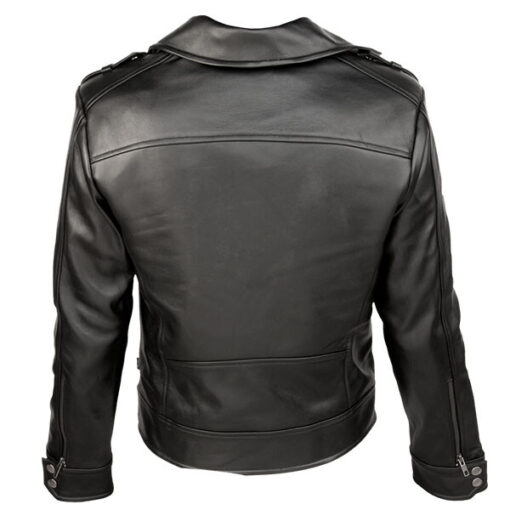 Black Bomber Leather Jacket