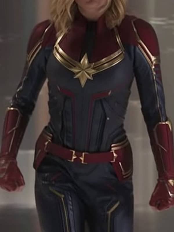 Captain Marvel Carol Danvers Leather Jacket