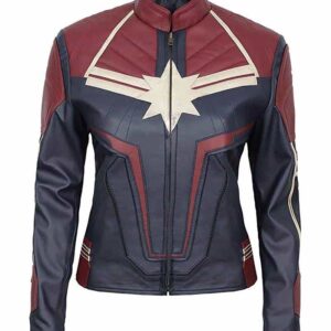 Captain Marvel Carol Danvers Leather Jacket