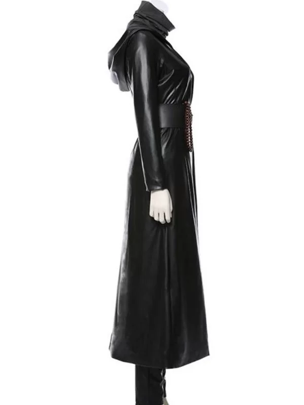 Watchmen Angela Abar Black Hooded Coat